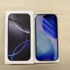 値下げ【美品】 iPhone 16 Pro 256GB 本体 ブラックチタニウム