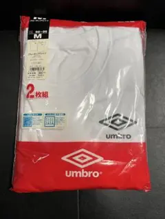 umbro クルーネックTシャツ 2枚組 ホワイト Mサイズのサムネイル