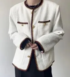 ツイードジャケット韓国