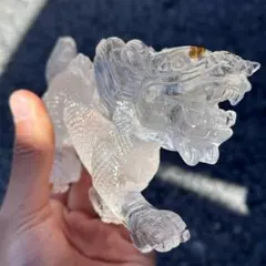 天然石水晶の九尾狐　置物　ご購入前に在庫確認必要m.802 天然石水晶の九尾狐 置物 ご購入前に在庫確認必要m.802 - メルカリ