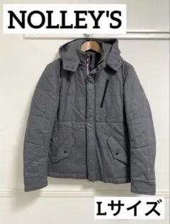 美品】ノーリーズ　メンズ ダウンジャケット アウター Ｌ　フード ジャケット