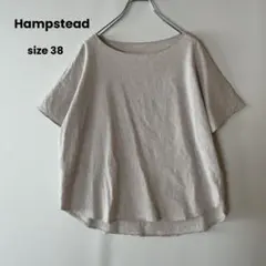 Hampstead リネンブレンド 半袖 カットソー ブラウス 麻 日本製 無地のサムネイル