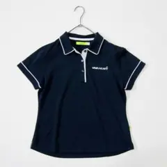 ビバハート レディース ゴルフ ポロシャツ サイズ42 ネイビー 大きめサイズ