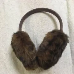 ヒョウ柄イヤーマフラー