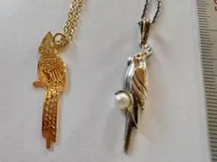 オカメインコ好きさんへ！ネックレス2点セット