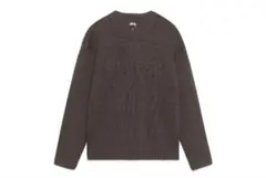 STUSSY Vネック ニット セーター ブラウンのサムネイル