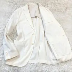 【大谷翔平コラボ・超美品】HUGO BOSS　テーラード　アイボリー　M　袖タグのサムネイル