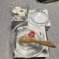 iwaki パイレックス 耐熱ガラスボウルセットのサムネイル
