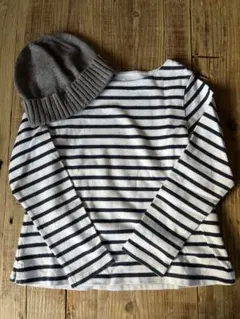 UNIQLO ストライプ 長袖カットソー 130