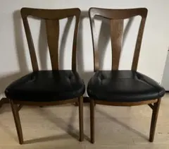 karimoku カリモク家具　アームチェア　座面レザー　ダイニングチェア　② karimoku カリモク家具 アームチェア 座面レザー ダイニングチェア ②