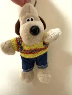 韓国　グルミット　ぬいぐるみ キーホルダー