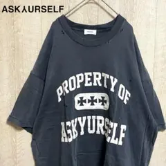 【新作】ASKYURSELF Property Tee XL