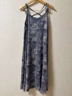 【SHEIN】シーイン FRIFUL ロングワンピース スリップドレス