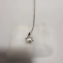 シルバー925 クリスタルペンダントネックレス