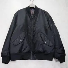 ★GU×UNDERCOVER リバーシブルブルゾン MA-1 ブラック XLのサムネイル