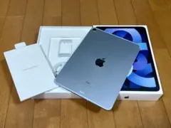 iPad Air 4世代 64GB セルラー +WiFi スカイブルー 100%
