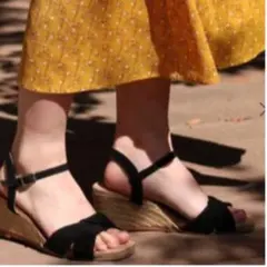 GAIMO ストラップウエッジサンダル