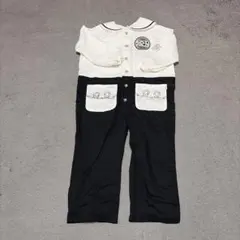 ミッキーマウス スチームボートウィリー オーバーオール　110