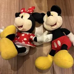ミッキーマウス・ミニーマウス ぬいぐるみセット