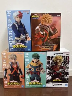 僕のヒーローアカデミア　フィギュア　緑谷出久　爆豪勝己　轟焦凍　5点