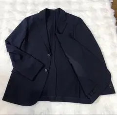 【試着のみ】 XL UNIQLO ユニクロ 感動ジャケット ブラック　洗濯可