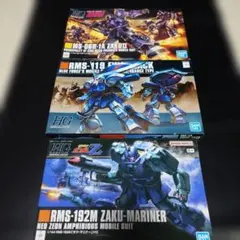 ガンプラ 3点セット MG 陸戦型ジム HG ガンダムNT1 グフカスタム