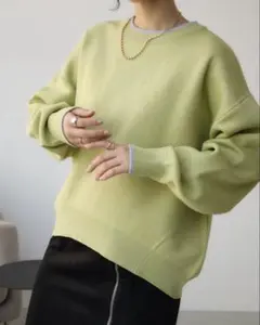 AZUL レディース トップス スウェットライクジャガードニット