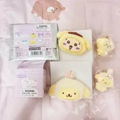 うさぎ ポムポムプリン サンリオ シークレットフロッキーマスコット ヘアクリップ