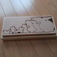 希少✨️ でこぼこ工房 おはなし組木 おおかみと七ひきのこやぎ 知育 