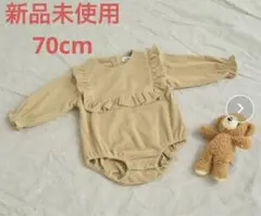 【新品未使用】pairmanonコーデュロイ フリルロンパース