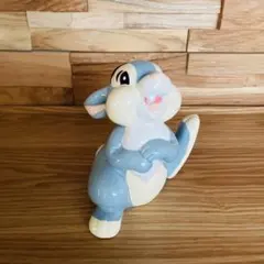 ディズニー　とんすけ　陶器製　貯金箱　レア　レトロ　バンビ