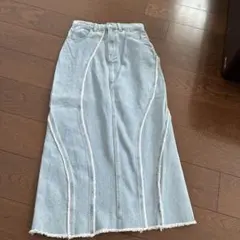 デニムロングスカート　YEVSのサムネイル