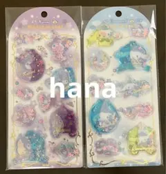 新品　ウォーターインシール　サンリオ　シナモロール　クロミ