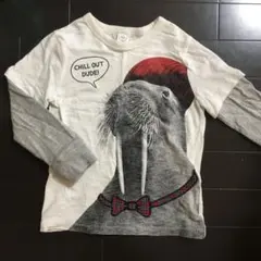 美品！ギャップの105センチ！重ね着風！