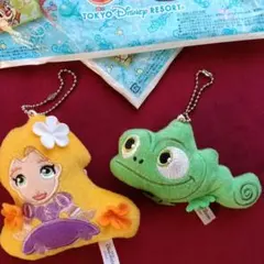 東京ディズニーリゾート ラプンツェル　パスカル　ストラップ 2点セット