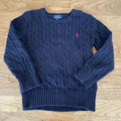 POLO RALPH LAUREN ケーブルニット コットンセーター 120