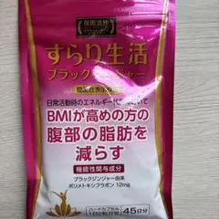 新品・未開封】保坂流極 すらり生活 ブラックジンジャー 45日分 2袋