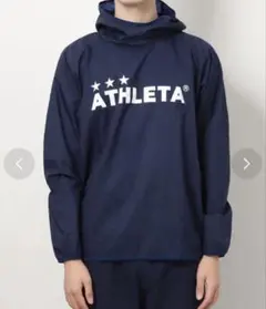 ATHLETA ピステ・ウィンドブレーカー ネイビー