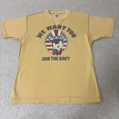 【美品】アメカジTOYS McCOY フィリックス Tシャツ イエローベージュMのサムネイル