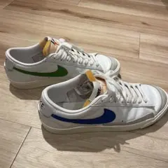 Nike ローカットスニーカー ホワイト/グリーン/ブルー