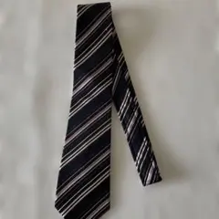 TAKEO KIKUCHI ネクタイ ネイビー ストライプ