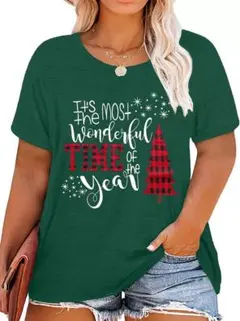 当日発送TシャツクリスマスグリーンS薄手