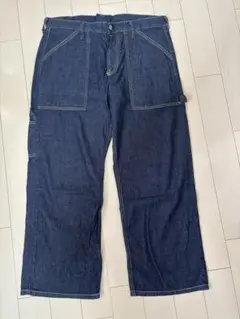 エビスevisu 00s デニム　日章旗　濃紺　カモメペイト　刺繍　アメカジ