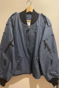 激レア ミリタリー80s○カナダ軍 実物 フライトボンバージャケット メンズL MILITARY 実物 USED カナダ軍 ROYAL CANADIAN AIR FORCE 80's