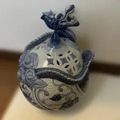 有田焼 景泉作 白磁象耳透彫 香炉 - メルカリ