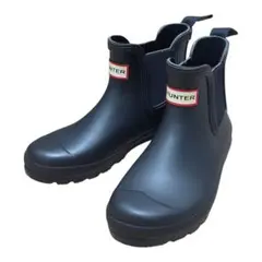 未使用級☆HUNTER ハンター　チェルシー　ショートレインブーツ　23cm