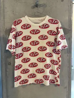 60s STP総柄　Tシャツ　Hanes ヴィンテージ