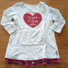 GITA ハートプリント長袖カットソー