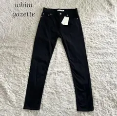 未使用　Whim Gazette | ウィムガゼット　ストレッチデニム　ブラック