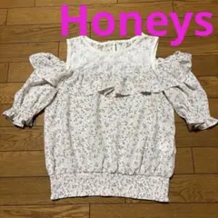 Honeys ハニーズ COLZA オフショルダー ブラウス カットソー S